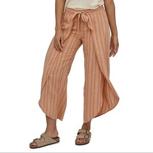 Women's Striped Tan Pants